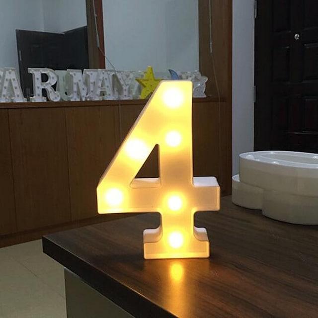 LED Letter Lights Sign 26 Letters Alphabet Light Up Letters Sign for Night Light Wedding Birthday Party Battery Powered - Lasercutwraps Shop