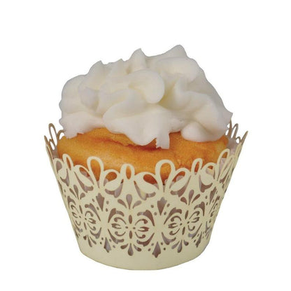 20 MINI Cupcake Wrappers from Paper Orchid - Choose from 8 laser cut designs - Lasercutwraps Shop