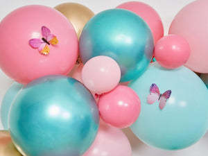 Pastel Balloon Garland, Pink Balloon Arch, Alice in Wonderworld Balloon Arch, Spring Balloon Garland, Pastel Balloon Garland - Lasercutwraps Shop