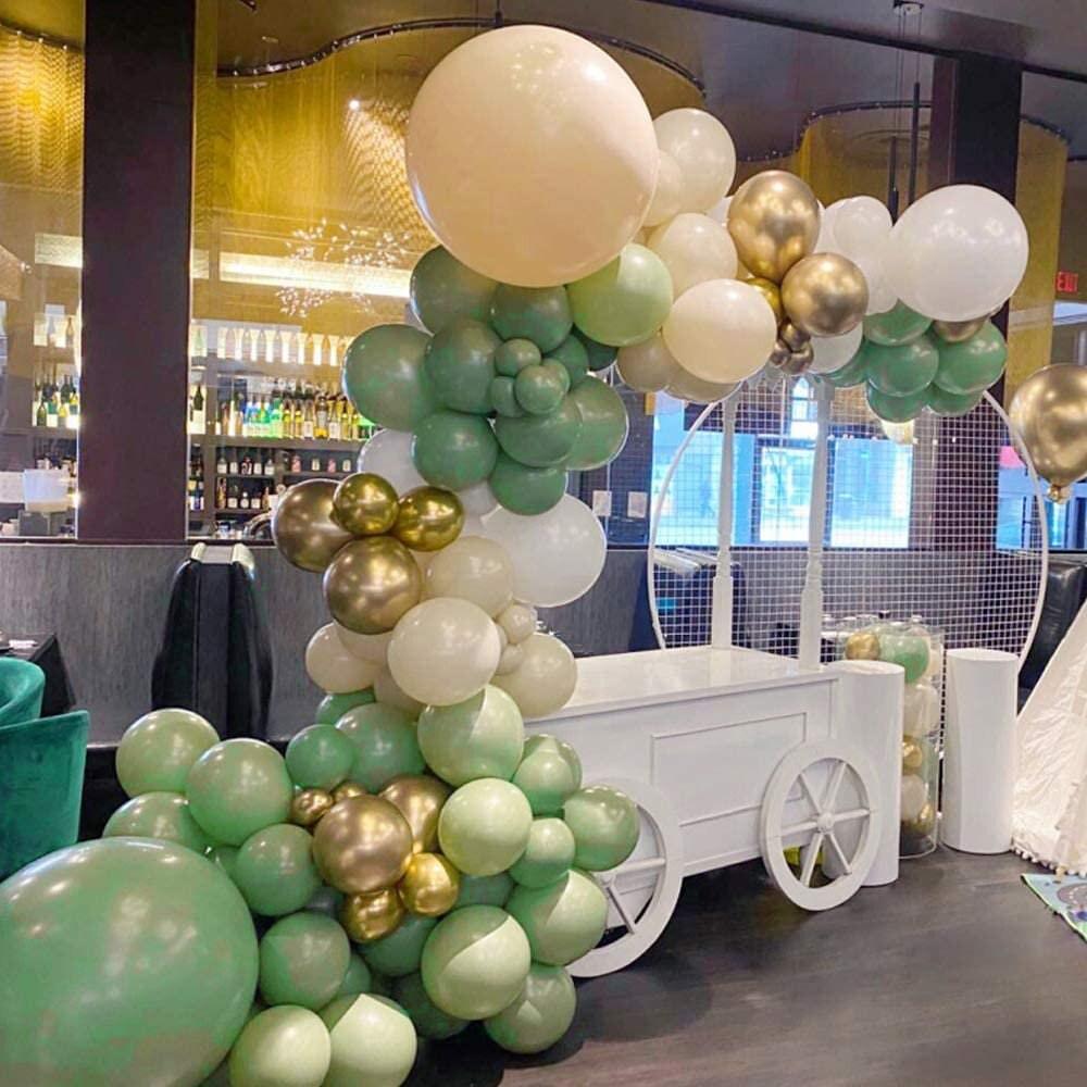 Sage Green Balloons Garland kit Arch green Olive Birthday Decor Party Decorations Baby Shower - Lasercutwraps Shop