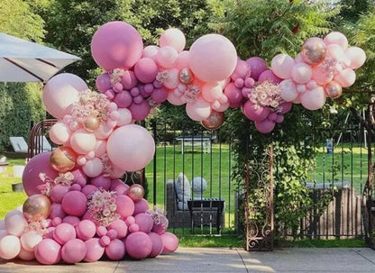 119pcs Peach Pink Balloon Arch Garland Kit Rose Gold Chrome Latex ,Wedding Party Decor, birthday party, Bridal Shower, babyShower. - Lasercutwraps Shop