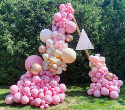 119pcs Peach Pink Balloon Arch Garland Kit Rose Gold Chrome Latex ,Wedding Party Decor, birthday party, Bridal Shower, babyShower. - Lasercutwraps Shop