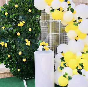 Yellow And White Balloon Garland Arch kit for 1st birthday Sunshine Lemon Daisy Honeybee Popcorn Baby Shower Bridal Party - Lasercutwraps Shop