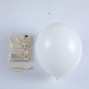 Cream White Orange Gold Balloons for Wedding Decoration Baby Shower Decorations Birthday - Lasercutwraps Shop