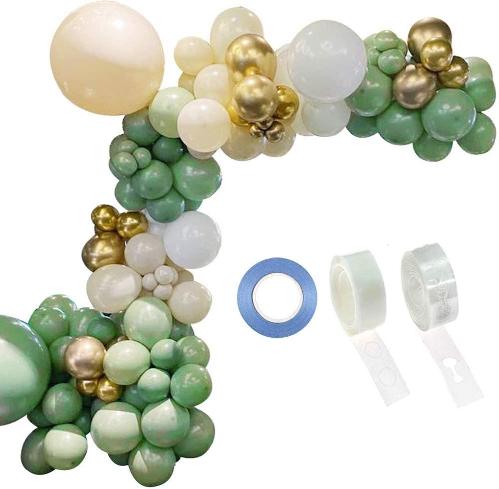 Sage Green Balloons Garland kit Arch green Olive Birthday Decor Party Decorations Baby Shower - Lasercutwraps Shop