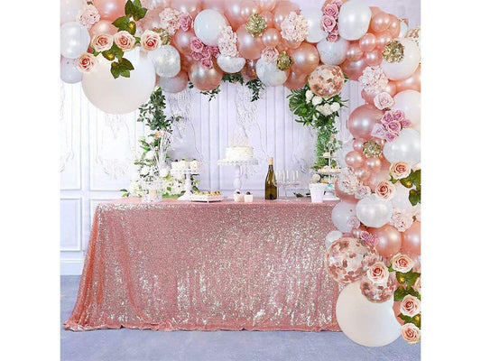 Balloon Arch & Garland kit, Rose Gold Confetti Latex Balloons Arch for Mother‘s Day, Bridal Shower, Baby Shower, Wedding, Birthday - Lasercutwraps Shop
