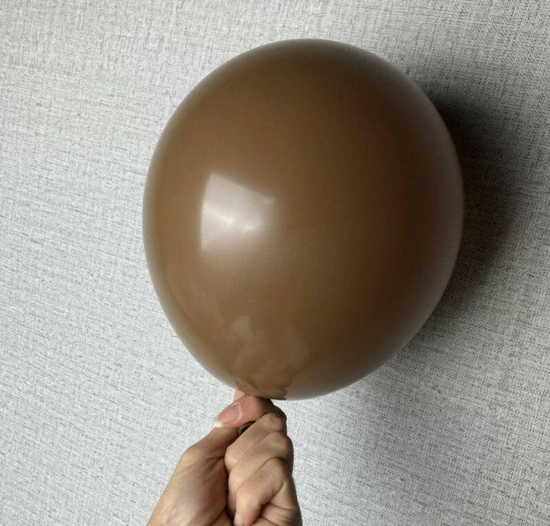 87X Balloon Arch Garland Doubled Apricot Coffee Brown Wedding Birthday decoration - Lasercutwraps Shop