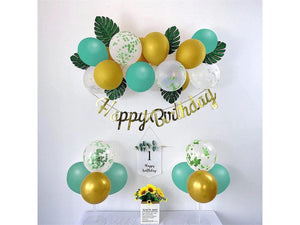 50 Pcs DIY Sage Green and Gold balloon Garland Arch Kit for Baby Shower Bridal Shower Wedding Birthday Hen Party Decoration - Lasercutwraps Shop