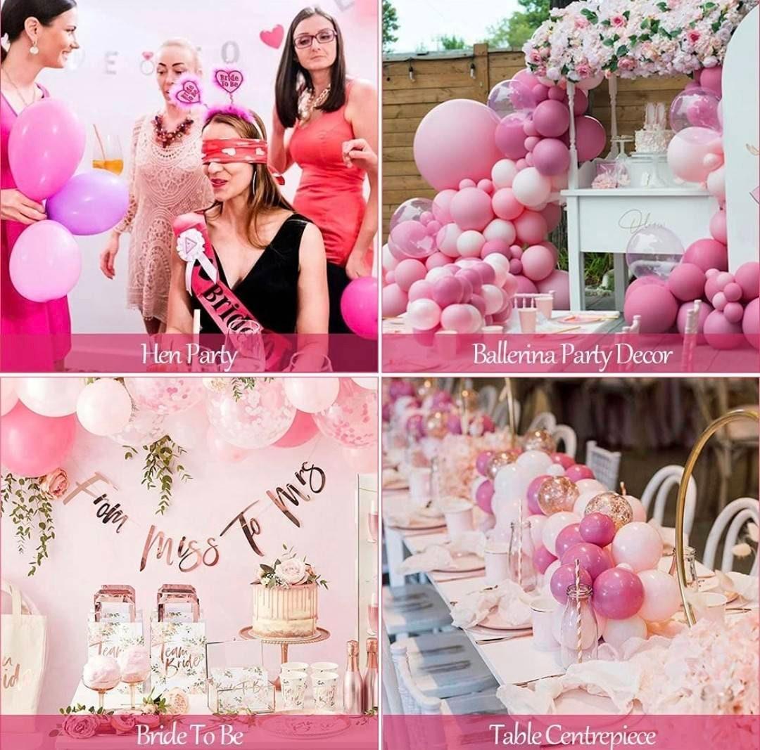 Peach Pink Balloon Arch Garland Kit Rose Gold Chrome Latex ,Wedding Party Decor, birthday party, Bridal Shower, babyShower. - Lasercutwraps Shop