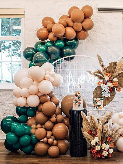 Woodland Safari Balloon Garland Arch Kit, Wild One Birthday Party Balloon Arch Birthday Boy Decor, Gender Reveal Baby Shower Decor - Lasercutwraps Shop