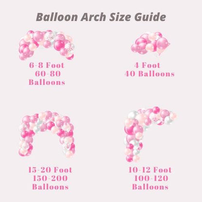 Doubled Baby Pink Gray Balloon Arch Garland Kit DIY Wedding Decoration Anniversary Engagement Decor Chrome Silver Balloon - Lasercutwraps Shop