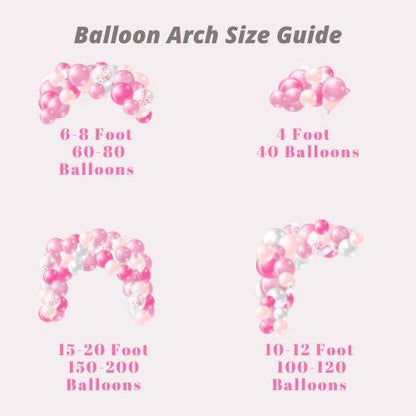Peach Pink Balloon Arch Garland Kit Rose Gold Chrome Latex ,Wedding Party Decor, birthday party, Bridal Shower, babyShower. - Lasercutwraps Shop
