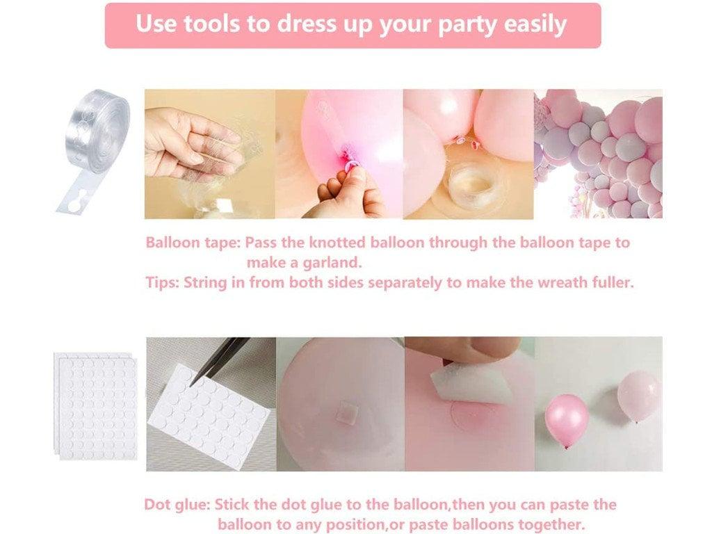 120Pcs Pink and Gold Balloons Garland Kit, Gold Confetti Balloons Pink and White Party Balloons for Baby Shower Wedding Party Decorations - Lasercutwraps Shop