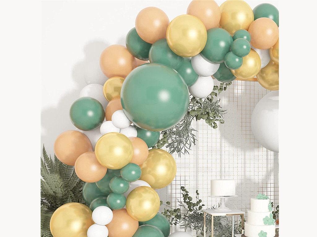 Green Balloon Garland Arch Kit 150 Pcs, Blush Sage Green Gold White Balloons Baby Shower Balloons Birthday Party Decorations Bridal Shower - Lasercutwraps Shop