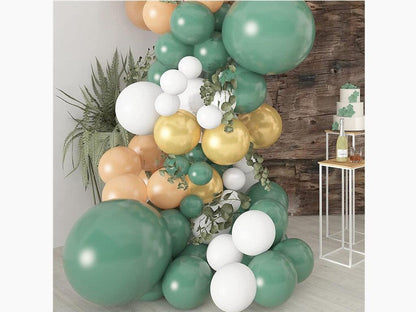 Green Balloon Garland Arch Kit 150 Pcs, Blush Sage Green Gold White Balloons Baby Shower Balloons Birthday Party Decorations Bridal Shower - Lasercutwraps Shop