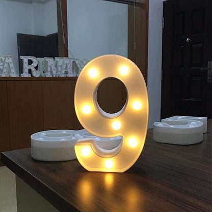 LED Letter Lights Sign 26 Letters Alphabet Light Up Letters Sign for Night Light Wedding Birthday Party Battery Powered - Lasercutwraps Shop