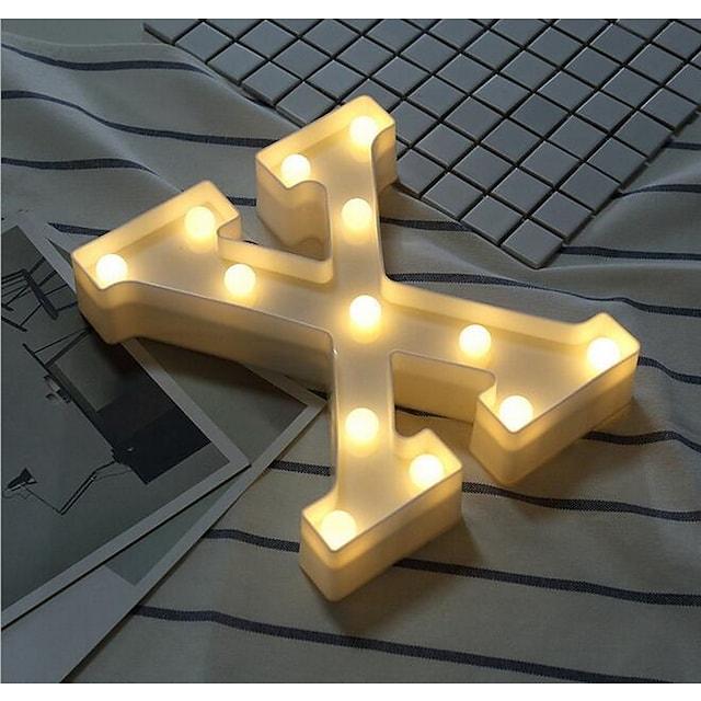 LED Letter Lights Sign 26 Letters Alphabet Light Up Letters Sign for Night Light Wedding Birthday Party Battery Powered - Lasercutwraps Shop