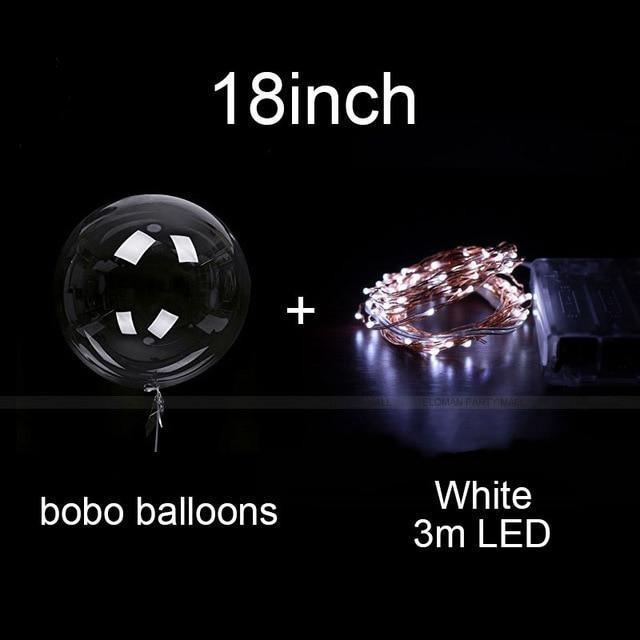 Dreamy Themed Atmosphere: Reusable LED Bobo Balloons for Festive Events - Lasercutwraps Shop