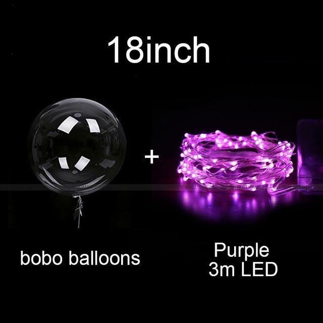 Dreamy Themed Decor: Reusable LED Bobo Balloons for Festive Parties - Lasercutwraps Shop