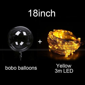 Reusable Blue Led Water Clear Bobo Balloon Ideas - Lasercutwraps Shop