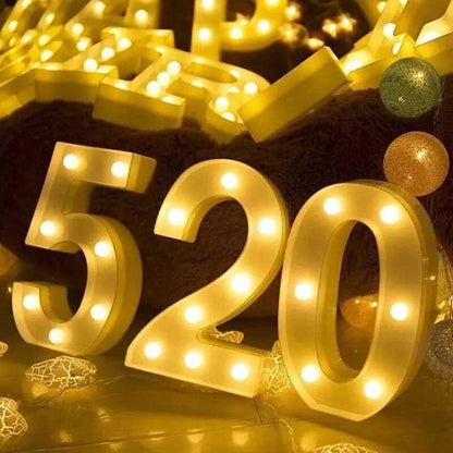 LED Letter Lights Sign 26 Letters Alphabet Light Up Letters Sign for Night Light Wedding Birthday Party Battery Powered - Lasercutwraps Shop