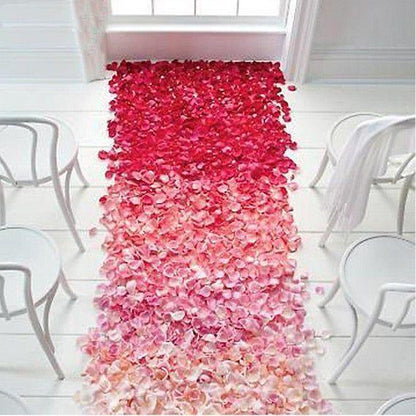 7000 PCS Silk Rose Petals Wedding Flower Decoration - Lasercutwraps Shop