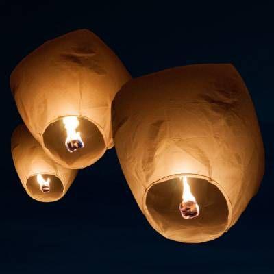 Sky Lanterns Paper Lanterns Wishing Chinese Lanterns for Wedding Send off Party Celebrations Event and Festival - Lasercutwraps Shop