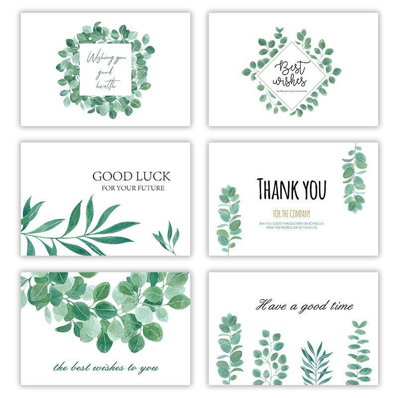 Thank You Cards With Envelopes 48 Bulk - Greenery Thank You Cards with Envelopes, Thank You Notes 4 X 6 Inch for Bridal Shower - Lasercutwraps Shop