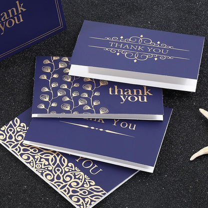 Thank You Notes- Blank Note Cards with Envelopes - Perfect Wedding Card - Lasercutwraps Shop