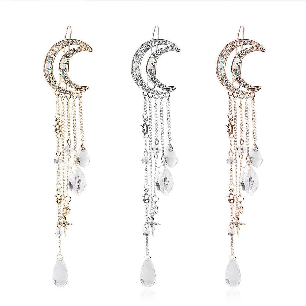 Moonchild Hair Pin for Girls - Lasercutwraps Shop