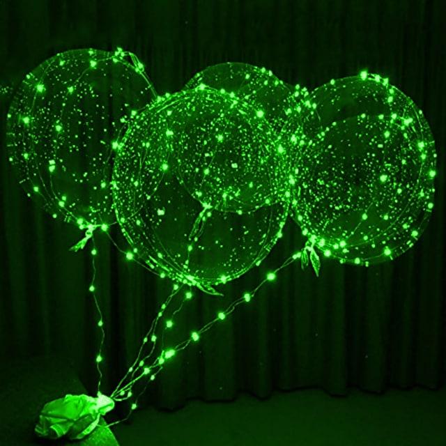 Led Balloons with Batteries Light up Party Balloons Clear Transparent Balloons for Birthday, Wedding Balloons Decorations - Lasercutwraps Shop