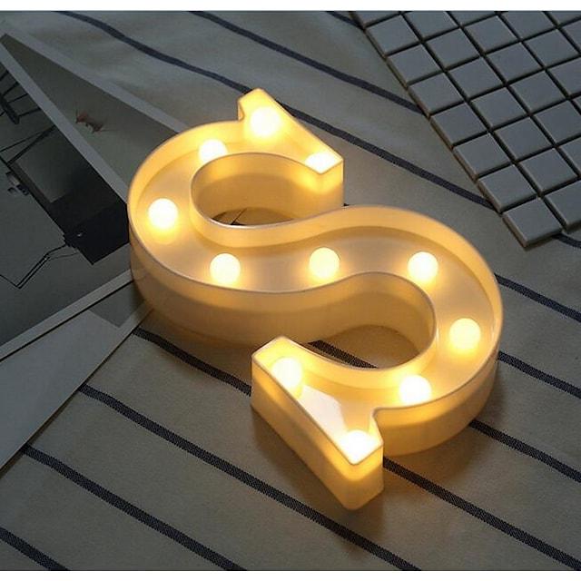 LED Letter Lights Sign 26 Letters Alphabet Light Up Letters Sign for Night Light Wedding Birthday Party Battery Powered - Lasercutwraps Shop