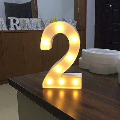 LED Letter Lights Sign 26 Letters Alphabet Light Up Letters Sign for Night Light Wedding Birthday Party Battery Powered - Lasercutwraps Shop